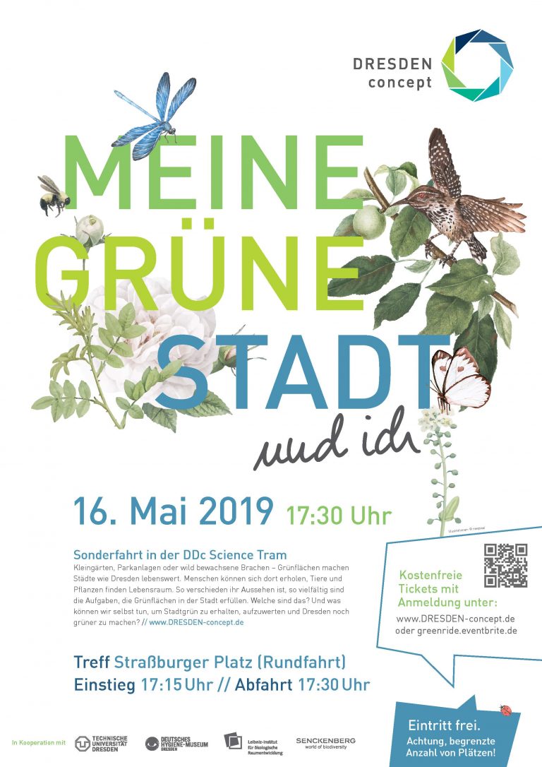 Poster Meine grüne Stadt und ich / Englisch:Poster My green city and me