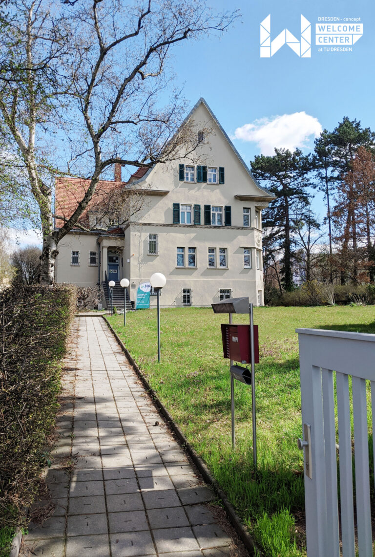 Photo of the DRESDEN-concept Welcone Center at TU Dresden